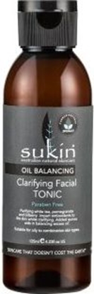 Picture of Sukin Oil Balancing Ściągający Tonik do twarzy z aktywnym węglem 125ml