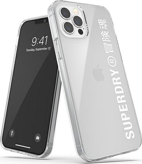 Изображение Superdry SuperDry Snap iPhone 12/12 Pro Clear Cas e biały/white 42596