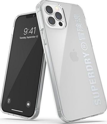 Picture of Superdry SuperDry Snap iPhone 12/12 Pro Clear Cas e srebrny/silver 42591