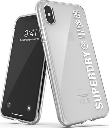Picture of Superdry SuperDry Snap iPhone X/Xs Clear Case biały/white 41576