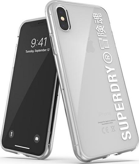 Picture of Superdry SuperDry Snap iPhone X/Xs Clear Case biay/white 41576