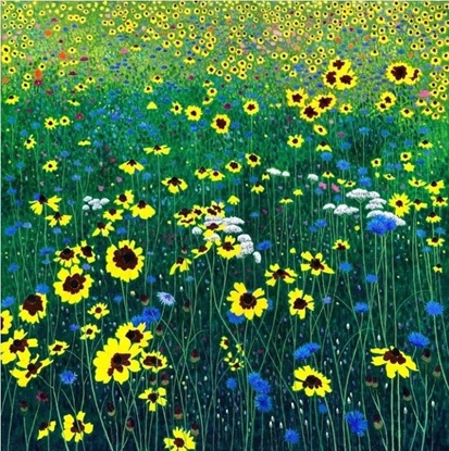 Attēls no Susan Entwistle Karnet z kopert Kwiaty