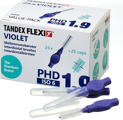 Attēls no Tandex Tandex (25 szt.) szczoteczek Medium Violet (fioletowy gruby)