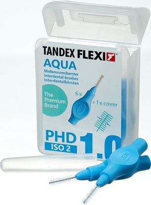 Attēls no Tandex Tandex (6 szt.) szczoteczek Flexi Extra Fine Aqua (niebieski))