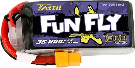 Picture of Tattu Battery Tattu Funfly 1300mAh 11,1V 100C 3S1P