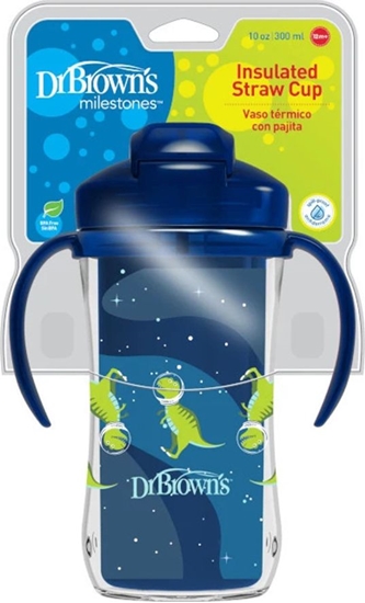 Изображение TC01202-KUBEK TERMICZNY ZE SOMK 300ML NIEBIESKI+12M-CY