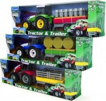 Picture of Teama Traktor z przyczepą 1:32 zielony ver2