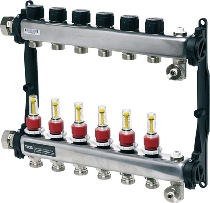 Изображение Tece Rozdzielacz stal nierdzewnej 8-sekcji (77310008)