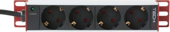 Picture of Techly Listwa zasilajca PDU 10" 1U 4x Schuko 1.8m (I-CASE M10-4ITY)