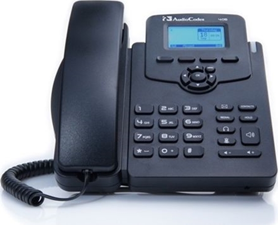 Picture of AudioCodes 405HD IP phone Black 2 lines LCD