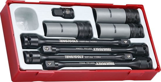 Picture of Teng Tools 8-elementowy zestaw trzonów skrtnych Teng Tools TTTS08