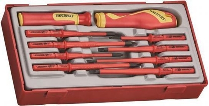 Изображение Teng Tools Zestaw 10-elementowy wkrtaków 1000V TTV710N Teng Tools