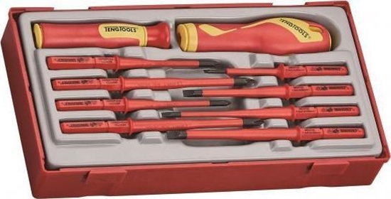 Изображение Teng Tools Zestaw 10-elementowy wkrtaków 1000V TTV710N Teng Tools