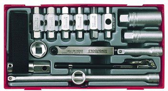 Picture of Teng Tools Zestaw narzdzi do serwisu olejowego 16-elementowy (03960101)