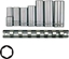 Attēls no Teng Tools Zestaw nasadek 6-ktnych 3/8" 10-19mm dugie 7szt. (73160103)