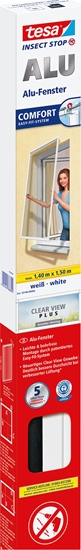 Изображение Tesa moskitiera okienna Comfort 1,40x1,50m rama aluminiowa biaa (55196-00002-00)