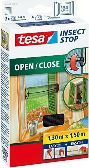 Picture of Tesa Insect Stop open/close 1,3x1,5m black Hook & Loop