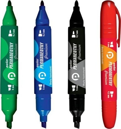 Attēls no Tetis Marker permanentny niebieski 2 ciÄte kocwki kocwki