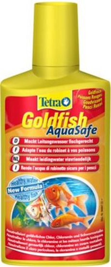 Picture of Tetra Goldfish AquaSafe 100 ml - rodek do uzdatniania wody dla welonów w pynie