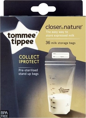 Attēls no Tommee Tippee Tommee Tippee pieno laikymo maišeliai Closer to Nature, 42302241