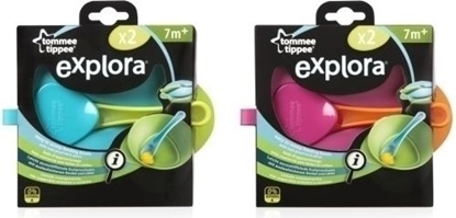 Изображение Tommee Tippee Zestaw naczy dla dzieci róowy 3 elementy (TT0261)