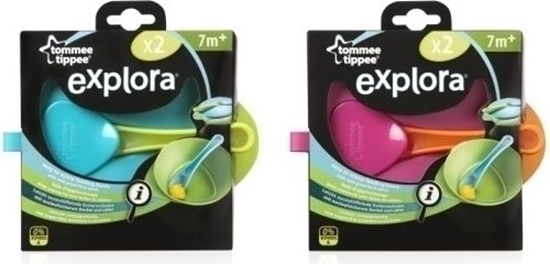 Picture of Tommee Tippee Zestaw naczy dla dzieci róowy 3 elementy (TT0261)
