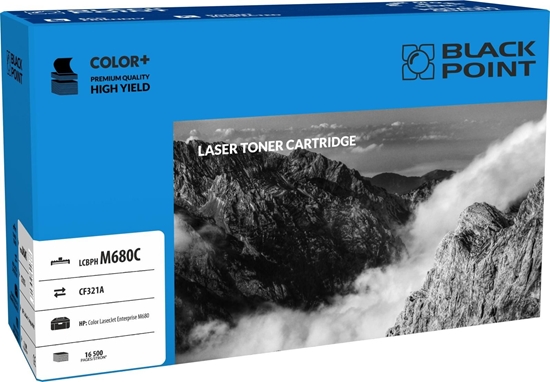 Picture of Toner Black Point LCBPHM680C Cyan Zamiennik 653A (BLH680CBW)