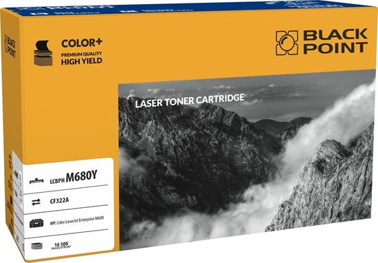 Picture of Toner Black Point LCBPHM680Y Yellow Zamiennik 653A (BLH680YBW)