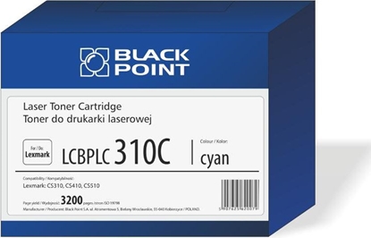 Attēls no Toner Black Point LCBPLCS310C Cyan Zamiennik 70C2HC0 (BLLOPCS310CBW)