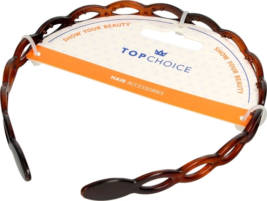 Изображение Top Choice Top Choice Opaska do wosów bursztynowa (27758) 1szt