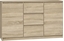 Picture of Topeshop KOMODA 2D3S 120CM DB SONOMA 3 SZUFLADY 2 DRZWI SALON
