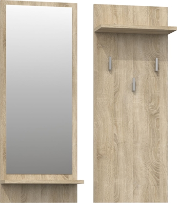 Picture of Topeshop WIESZAK UBRANIA RIVA LUSTRO KORYTARZ DB SONOMA (RIVA WIESZAK SONOMA)