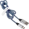 Picture of Kabel USB 2.0 Type-C A męski - C męski 1,0m czarno-niebieski