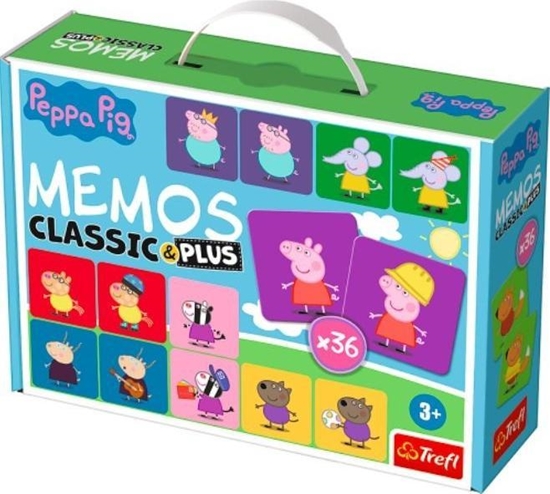 Изображение Trefl Gra edukacyjna dla dzieci Memos Classic & plus winka Peppa 02270