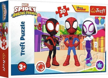 Изображение Trefl Puzzle 30 Przygody Spidey'a i przyjació TREFL