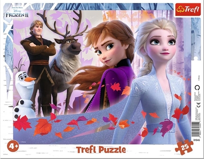 Picture of Trefl Puzzle ramkowe 25 Przygody w Krainie Lodu