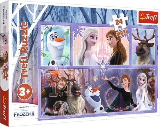 Picture of Trefl Puzzle wiat peen magii Frozen 2 24 Maxi el.