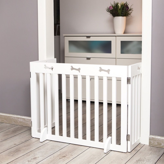 Picture of Trixie Barierka drewniana 3-czciowa 82124×61 cm biaa