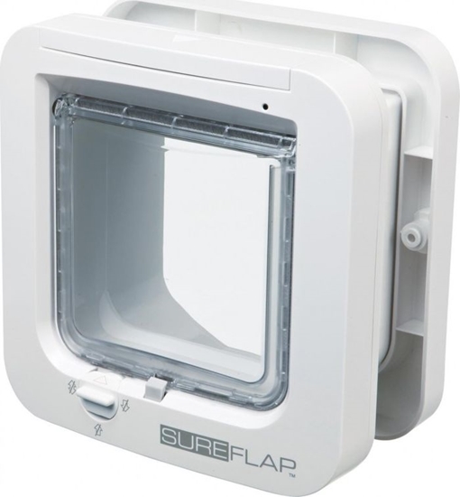 Picture of Trixie Drzwi dla kota z systemem identyfikujcym SureFlap 4-Way, biae, 21x21 cm