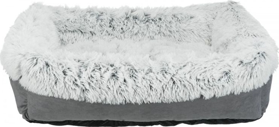 Picture of Trixie Harvey, legowisko, dla psa/kota, prostoktne, szare/biao-czarne, 60x50cm