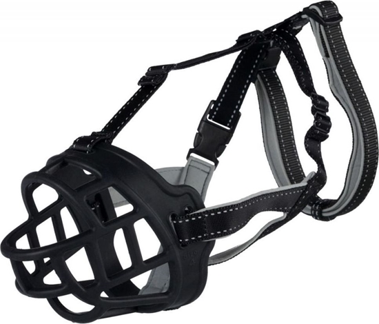 Picture of Trixie Kaganiec Muzzle Flex silikonowy r. L czarny