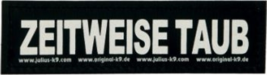 Изображение Trixie Naklejka na rzep 2 Julius-K9, S, ZEITWEISE TAUB