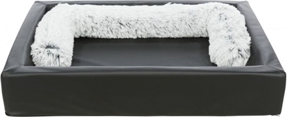 Attēls no Trixie Remo Vital, legowisko, dla psa/kota, prostoktne, czarne, imitacja skóry, 90x70 cm