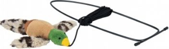 Изображение Trixie Zabawka Latajcy ptak do mocowania na framudze drzwi, zielony