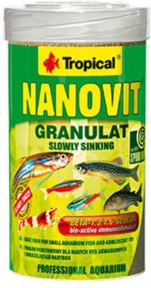 Picture of Tropical Nanovit Granulat pokarm podstawowy maych ryb 100ml