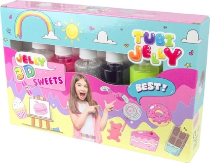 Attēls no TUBAN Zestaw Tubi Jelly 6 kolorów - Sodycze