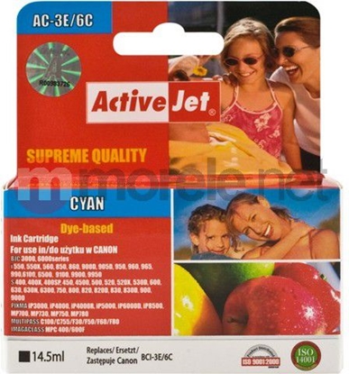 Attēls no Tusz Activejet tusz AC-3e/6CN / BCI-3eC / BCI-6C (cyan)