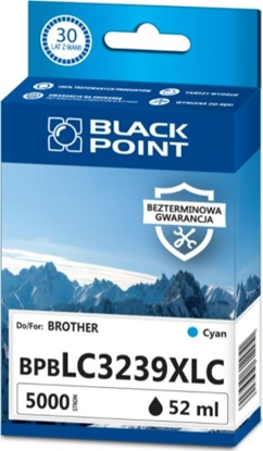 Изображение Tusz Black Point BPBLC3239XLC (zastpuje Brother LC-3239XLC)