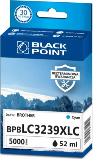 Изображение Tusz Black Point BPBLC3239XLC (zastpuje Brother LC-3239XLC)
