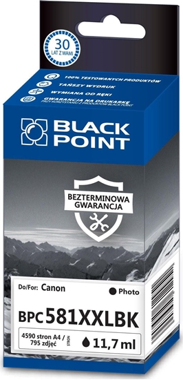 Изображение Tusz Black Point Tusz BPC581XXLBK CLI-581BKXXL photo black